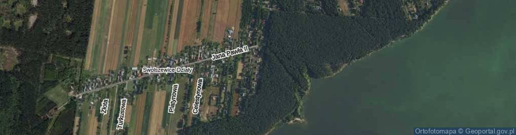 Zdjęcie satelitarne Rubinowa ul.